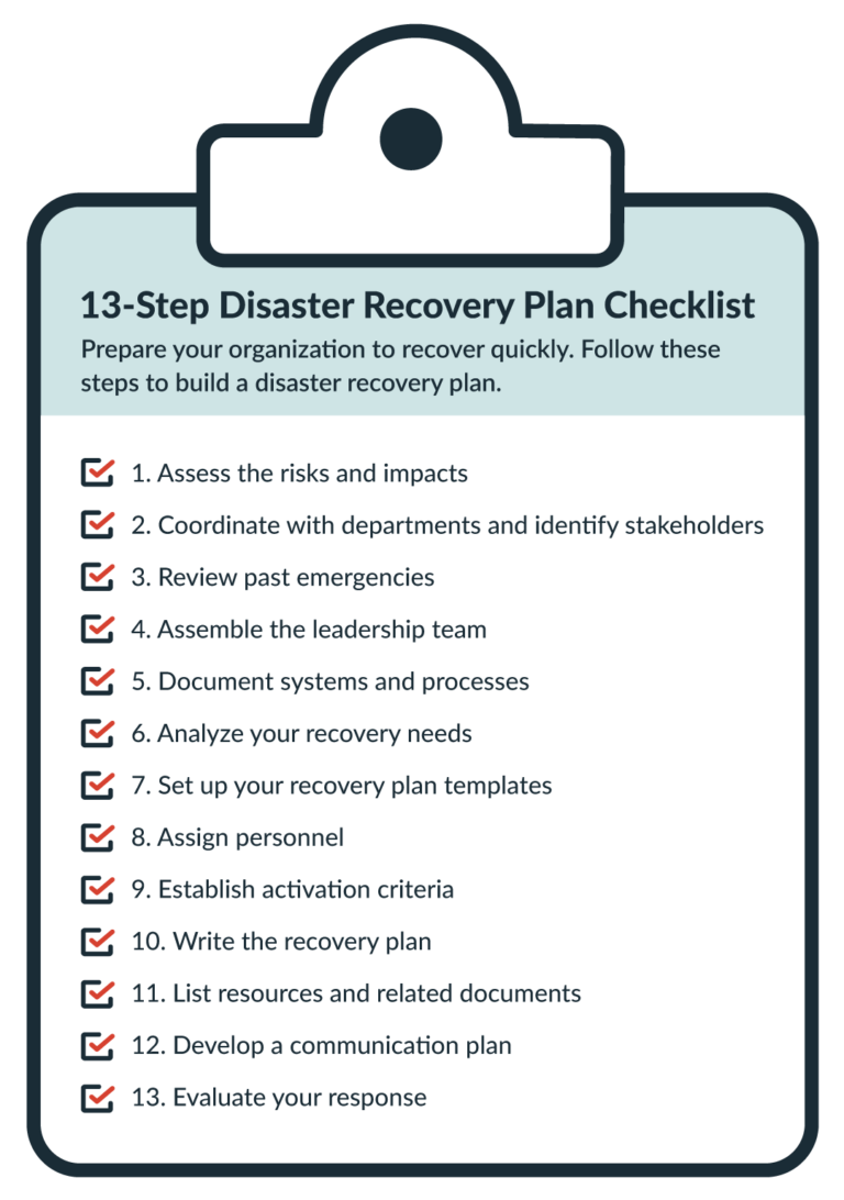 Disaster Recovery Plan Checklist & Free Template